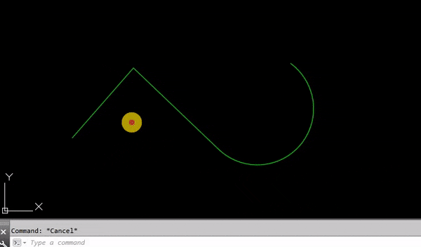 how to offset both sides autocad