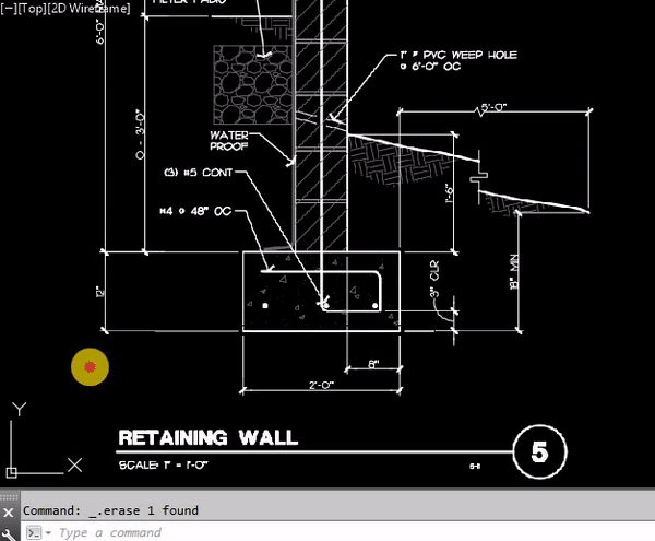 Using AutoCAD Wipeout to hide objects