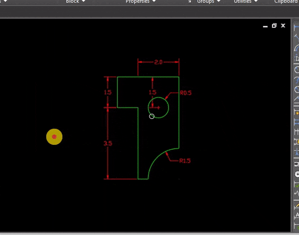 find moment of inertia of hallow section