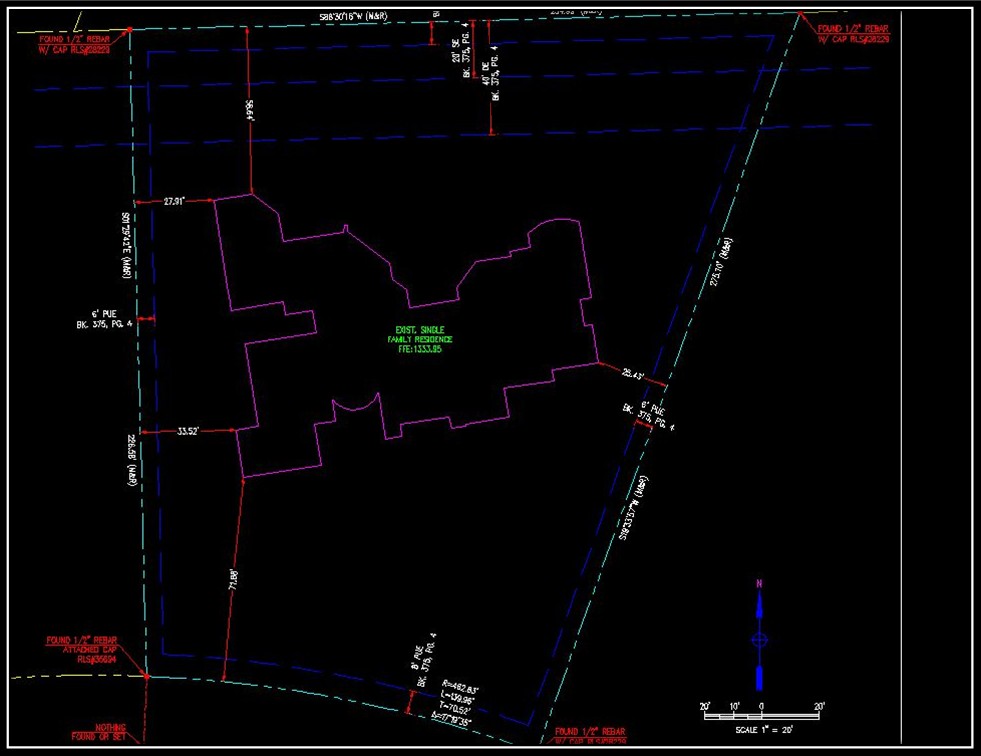 Building outline coordiantes