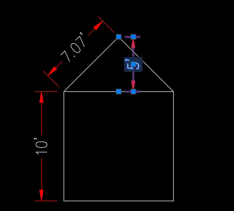 move dimension text with leader