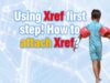 Using Xref first step! How to attach Xref?