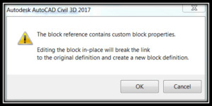 Edit dynamic block in place