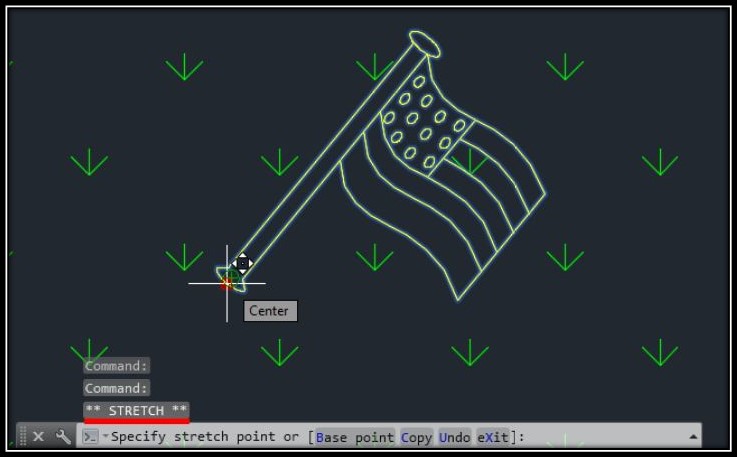 Triggering Stretch command without typing