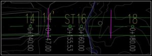 Add major station label at custom alignment station