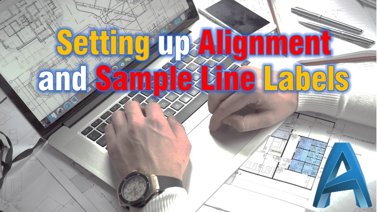 Set up alignment and sample line labels