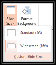 Custom Slide Size PowerPoint