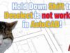Hold Down Shift to Deselect is not working in AutoCAD! (Quick 3-step solution!)