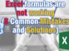 Excel formulas are not working (8 Common Mistakes and Solutions)