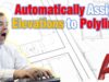 How to Automatically Set Elevations to Polyline in AutoCAD