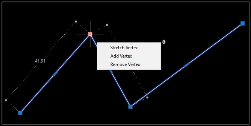 Add vertex to polyline not working