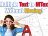 Multiple Text to MText Without Moving! (Convert Text to Mtext Without any Formatting!)