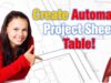 How to Create an Automatic Project Sheet Table in AutoCAD!