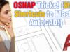 OSNAP Tricks! (Shift Shortcuts to Master AutoCAD!)