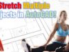 Stretch Multiple Objects in AutoCAD (Stretch like a PRO!)