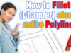 How to Fillet (Chamfer) along Entire Polyline in AutoCAD