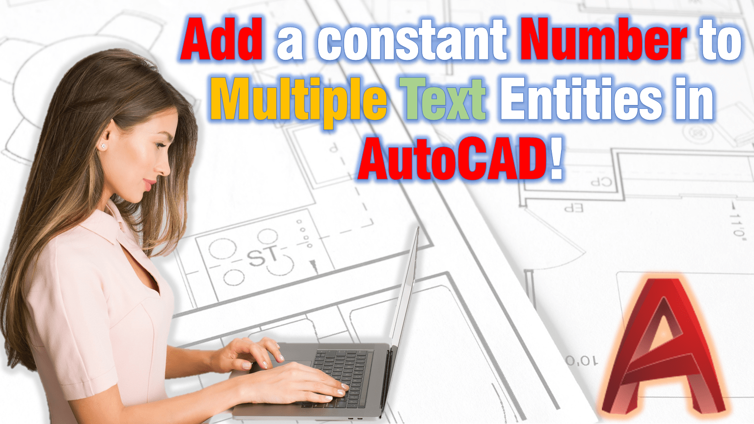 Add a number to Text entities AutoCAD