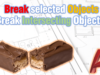 Break selected Objects in AutoCAD (Break Intersecting Objects!)