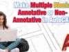Make Multiple Blocks Annotative or Non-Annotative in AutoCAD