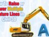 How To Raise or Lower Multiple Feature Lines in Civil 3D