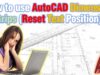 How to use AutoCAD Dimension Grips (Reset Text Position)