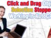 Click and Drag Object Selection Stopped Working in AutoCAD