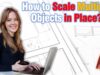 How to Scale Multiple Objects in Place (At Center Point)