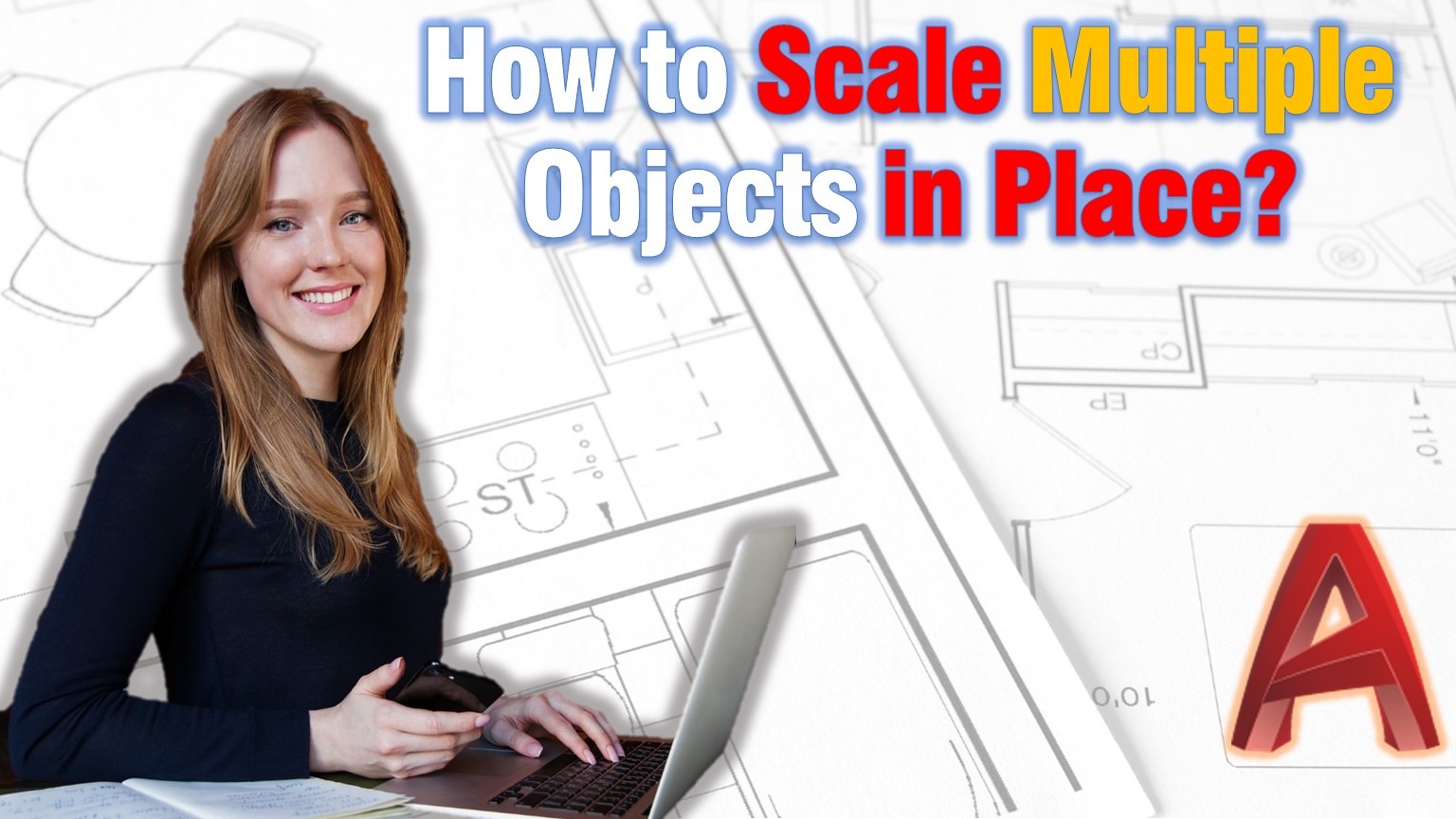 scale multiple objects in place