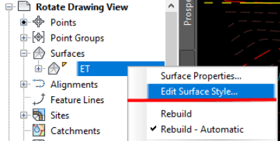 Edit Surface Style