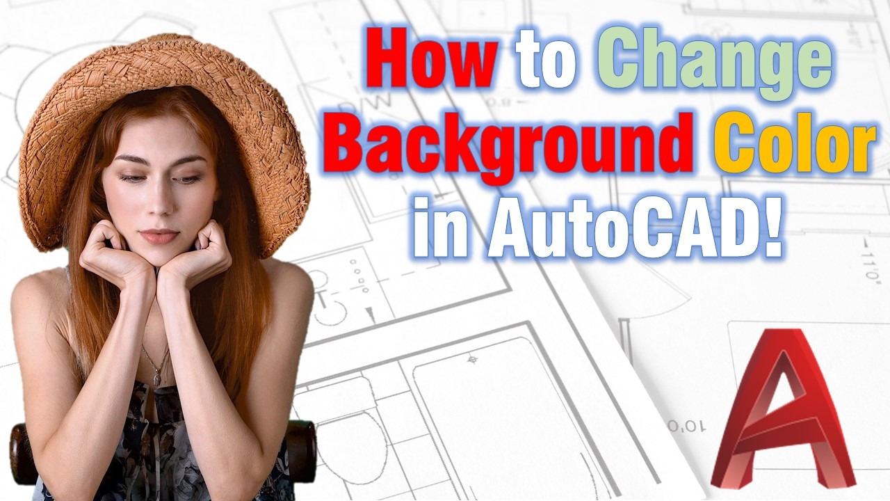 Learn how to change the background color in AutoCAD