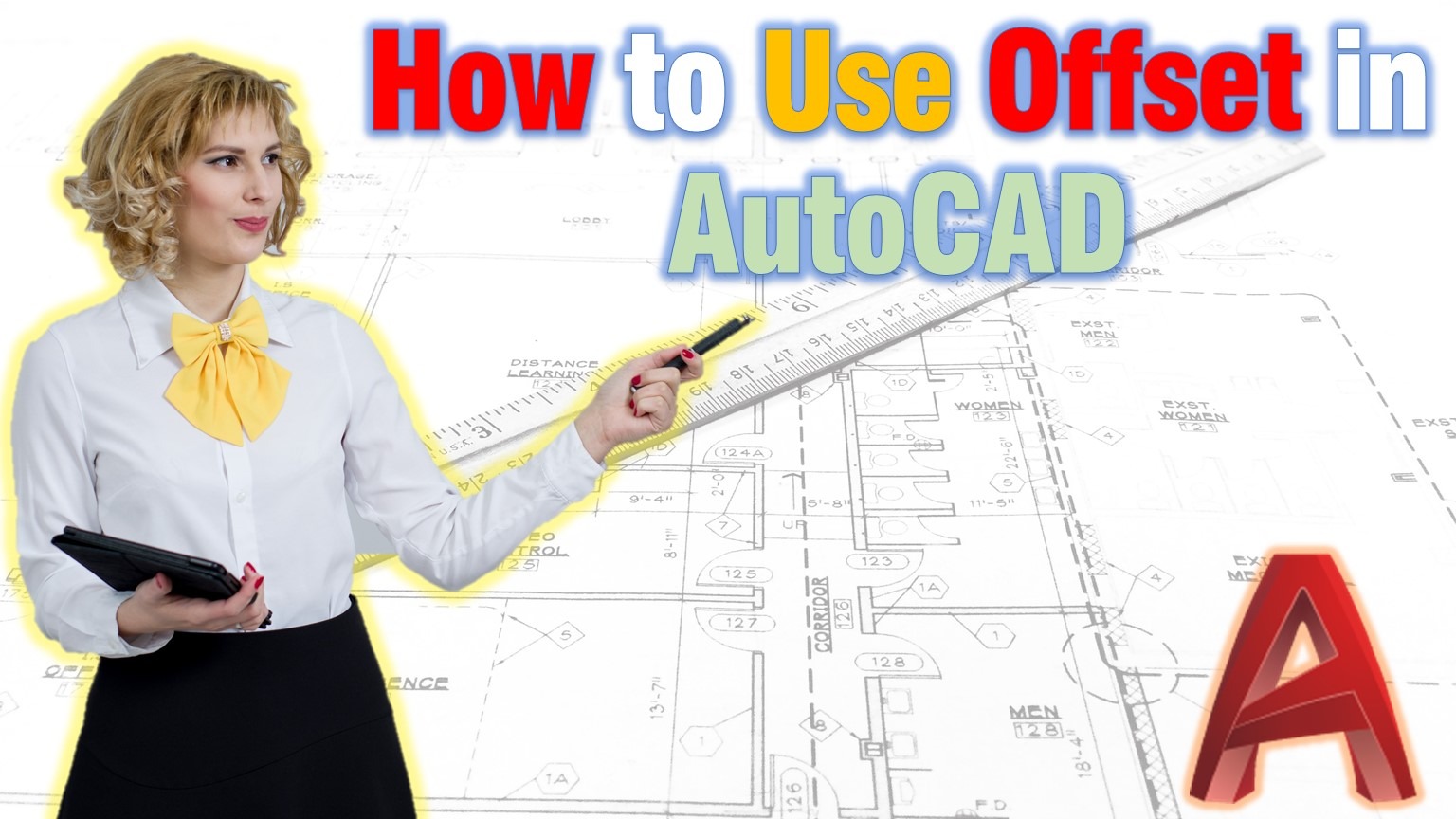 how to offset in AutoCAD