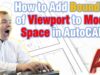 How to Add Boundary of Viewport to Model Space in AutoCAD! (2 Easy Tricks!)