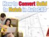 How to convert Solid to Hatch in AutoCAD