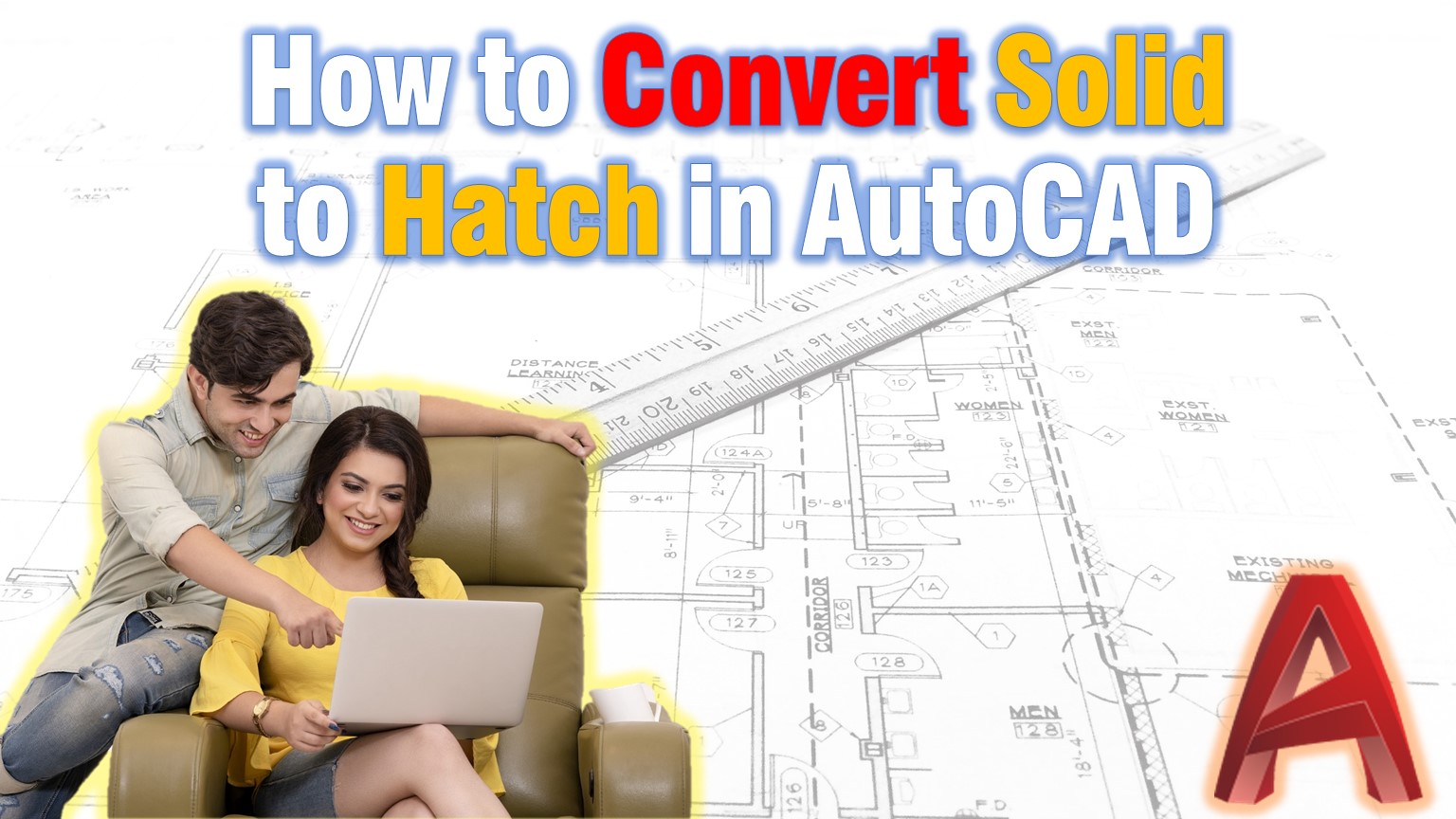how to convert solid to hatch in autocad
