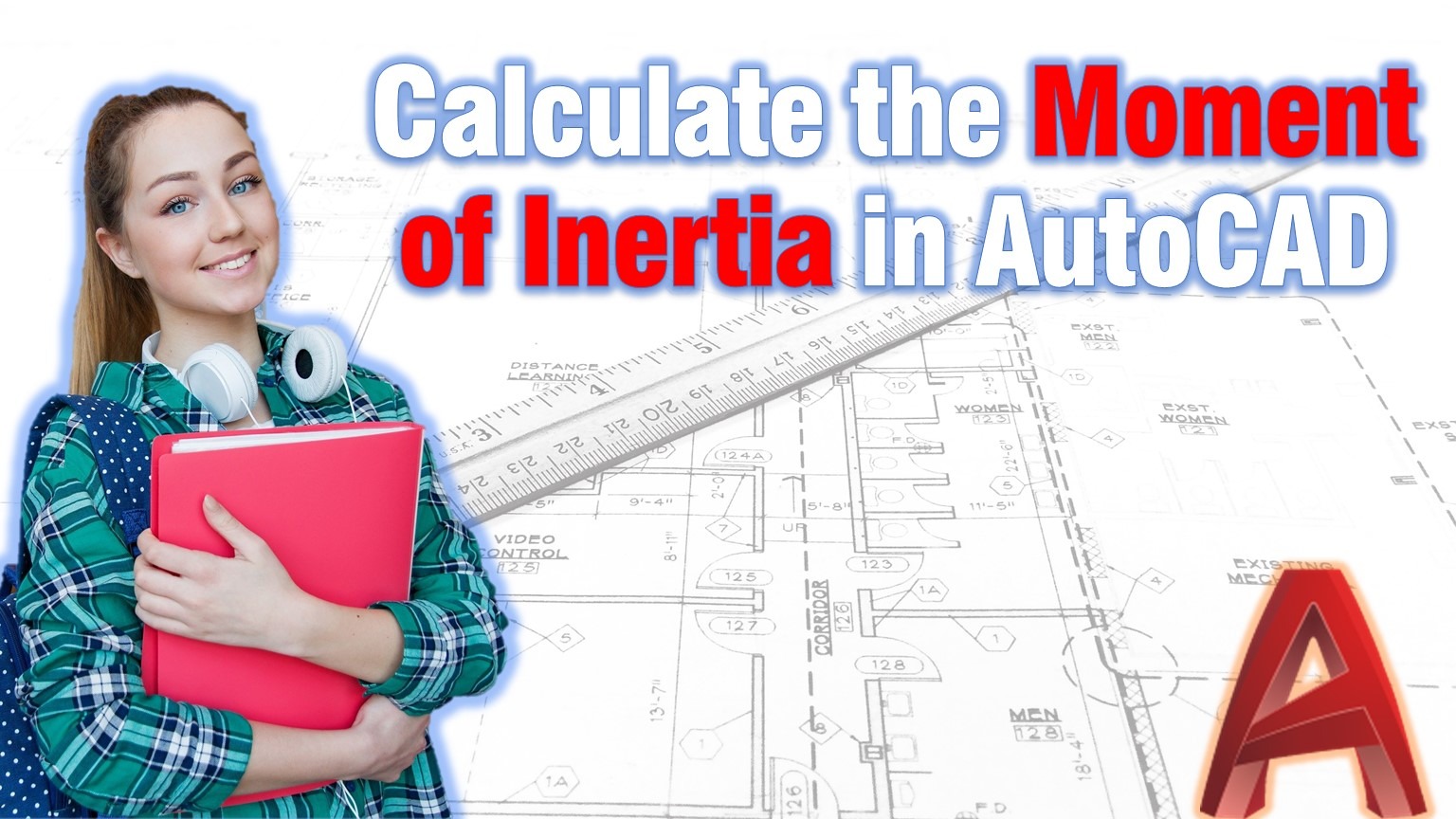 how to find moment of inertia in autocad