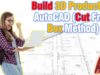 Build 3D Products in AutoCAD (Cut From Box Method)