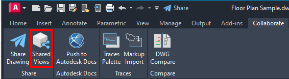Share files in autocad with shared views