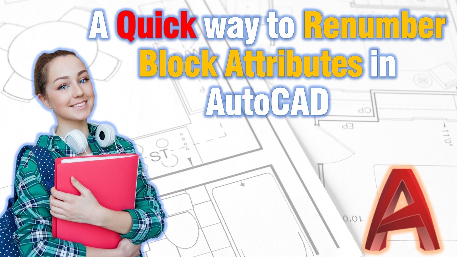 renumber block attributes in autocad