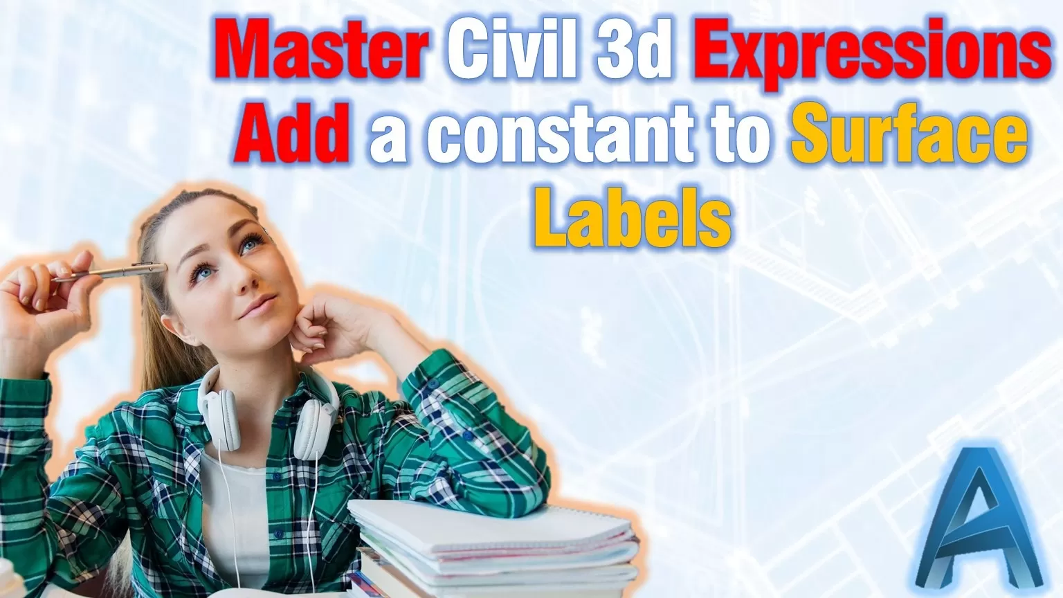How to add a constant to surface labels in civil 3d