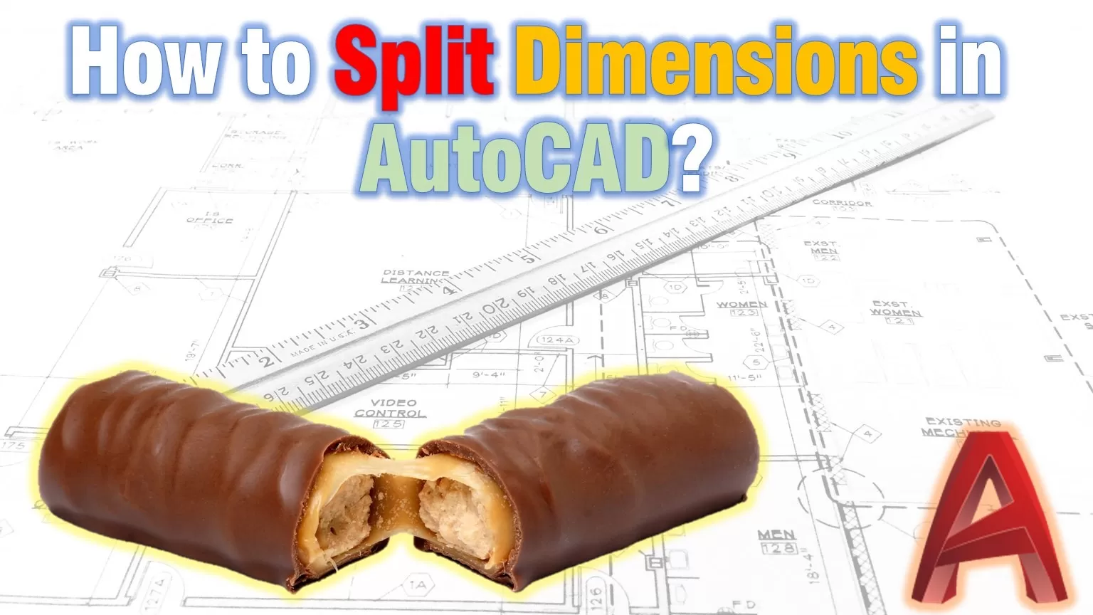 Learn how to split dimensions in AutoCAD