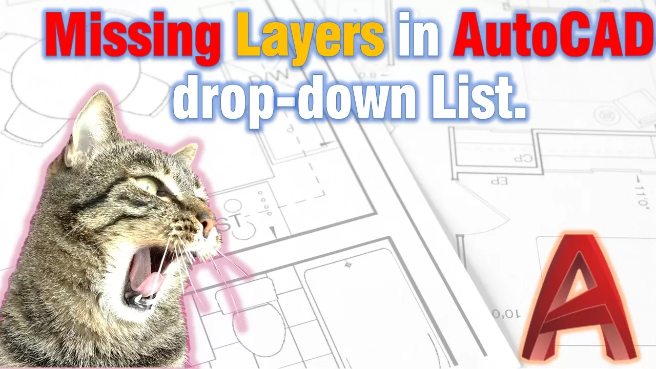 Learn how to find missing layers in AutoCAD