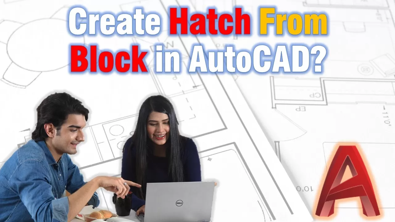 Create hatch from block in autocad
